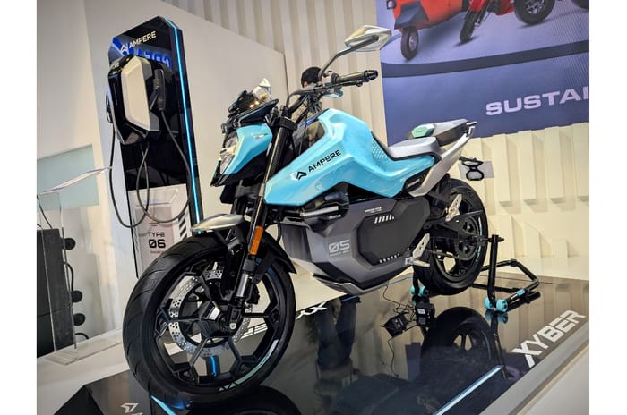 Ampere Xpress B2B electric scooter revealed at Auto Expo 2025